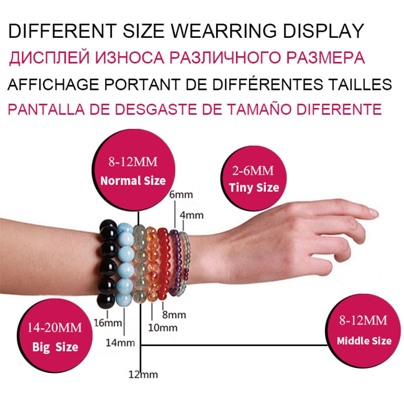 JD 4-5mm Natural Mix Tourmaline Multilayer Bracelet Natural Stone Bead Quartz Bracelet Women Men Fashion Semi-precious Jewelry