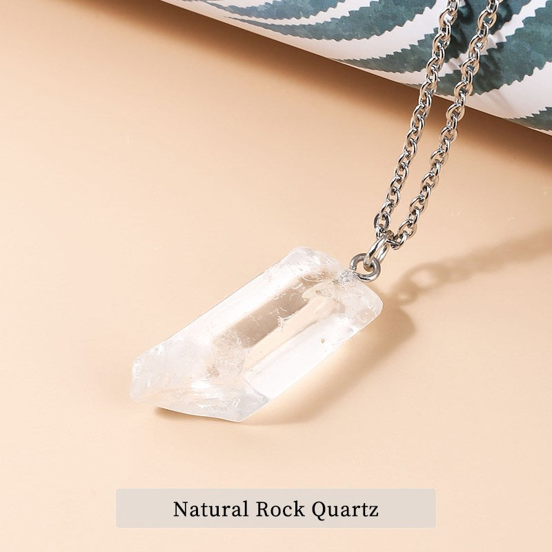 JD Wholesale 1pcs Hot Selling Trendy Assorted Natural stone Mixed Irregular Shape Citrine Rock Quartz Pendants Charms Jewelry