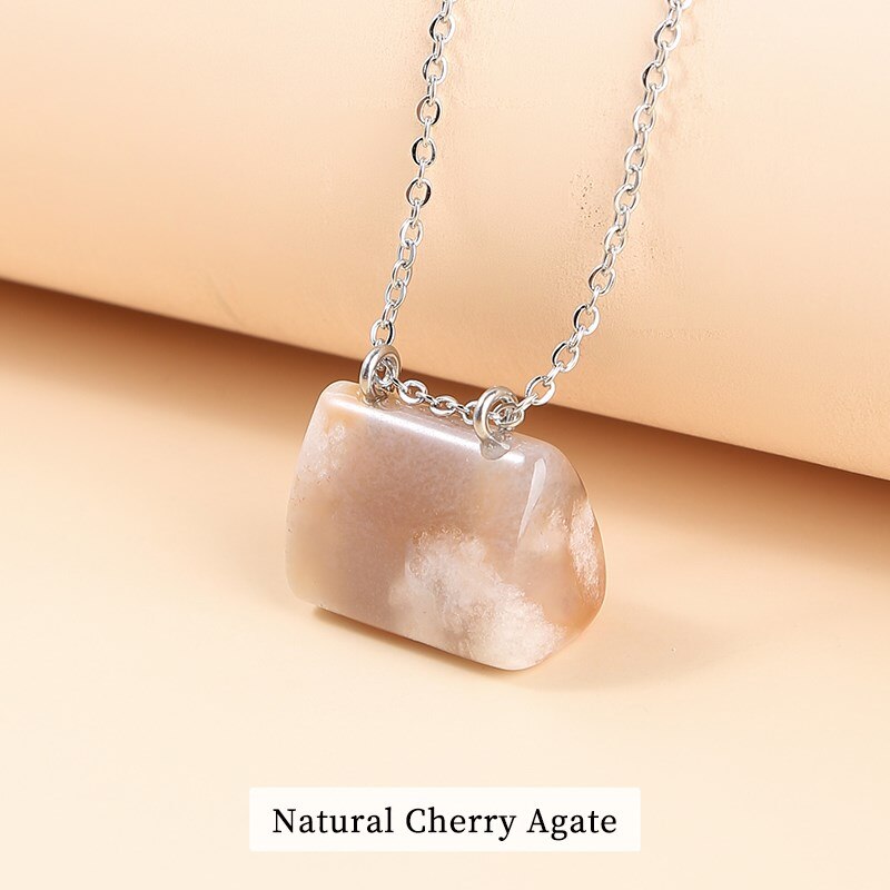 JD Natural Stone Green Aventurine Jaspers Hand Bag Shape Pendant Necklace Women Trendy Healing Charm Beautiful Gemstone Jewelry