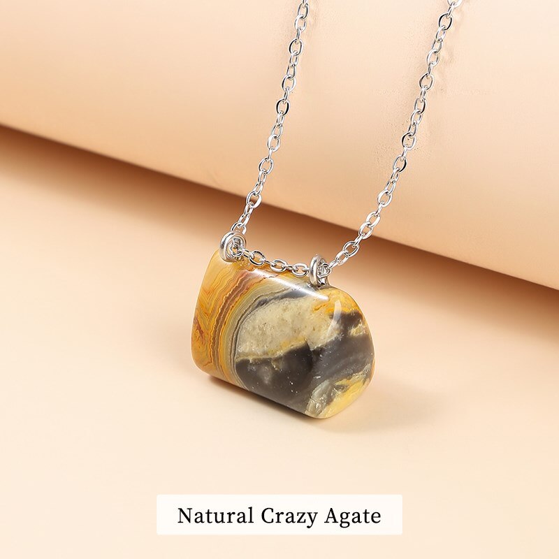 JD Natural Stone Green Aventurine Jaspers Hand Bag Shape Pendant Necklace Women Trendy Healing Charm Beautiful Gemstone Jewelry