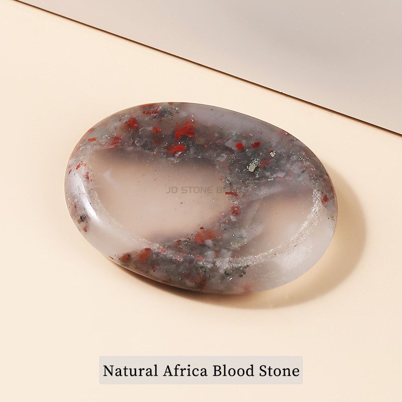 JD 35*45*6mm Worry Stone Thumb Stone Natural Healing Crystals Therapy Reiki Treatment Spiritual Minerals Massage Palm Stone