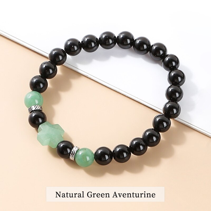 Change Better 8MM Natural Tiger Eye Faceted Stone Cross Bracelets Onyx Meditation Prayer Beaded Bracelet Women Men Yoga Wrist